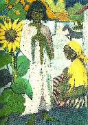 zigenare med solrosor, Otto Mueller